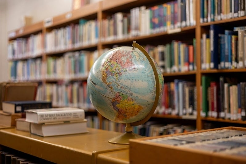 A collection of books in translation